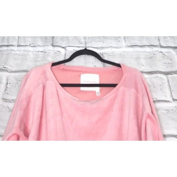 Victoria's Secret Velour Pink Soft Women's Size Medium Long-sleeved Sweatshirt - Picture 3 of 7